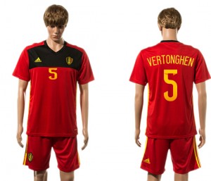 Camiseta de Belgium 2015-2016 5#