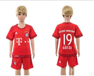 Camiseta nueva del Bayern Munich 2015/2016 19 Niños Home