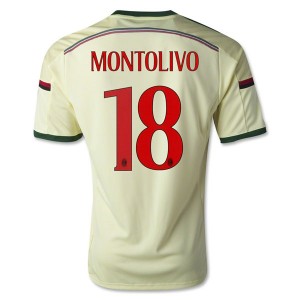 Camiseta nueva del AC Milan 2014/2015 Equipacion Montolivo Tercera