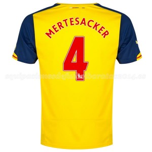 Camiseta del Mertesacker Arsenal Segunda Equipacion 2014/2015