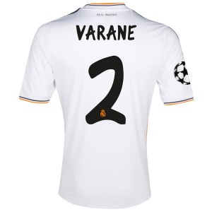 Camiseta de Real Madrid 2013/2014 Primera Varane Equipacion