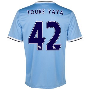Camiseta de Manchester City 2013/2014 Primera Yaya Toure