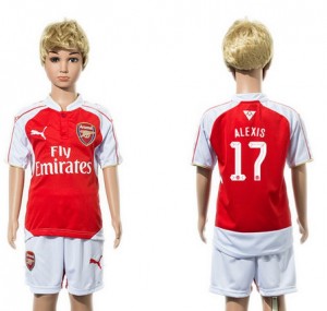 Camiseta Arsenal UEFA 17 Home 2015/2016 Niños