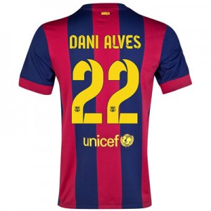 Camiseta Barcelona Dani Alves Primera Equipacion 2014/2015