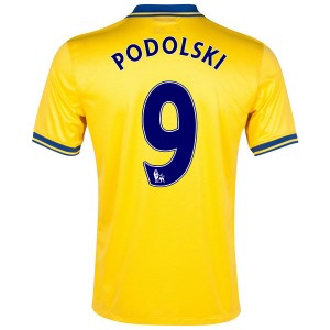 Camiseta de Arsenal 2013/2014 Segunda Podolski Equipacion