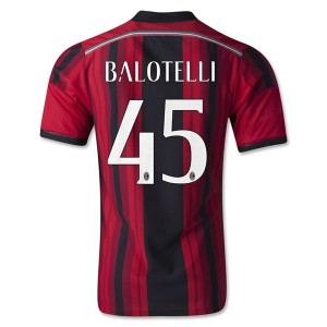 Camiseta de AC Milan 2014/2015 Primera Balotelli Equipacion
