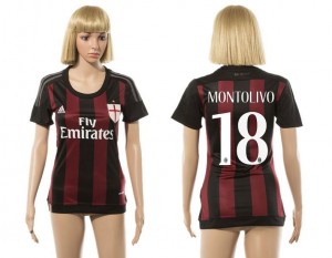 Camiseta nueva AC Milan Mujer 18 2015/2016