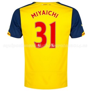 Camiseta nueva del Arsenal 2014/2015 Equipacion Miyaichi Segunda