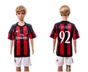 Camiseta de AC Milan 2015/2016 Home #92 Niños