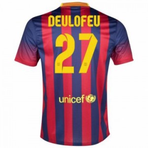 Camiseta nueva del Barcelona 2013/2014 Equipacion Deulofeu Primera