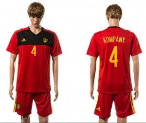 Camiseta nueva del Belgium 2015-2016 4#