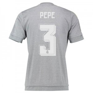 Camiseta nueva Real Madrid Numero 03 PEPE Equipacion Segunda 2015/2016