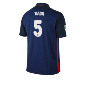 Camiseta nueva Atletico Madrid TIAGO Equipacion Segunda 2015/2016