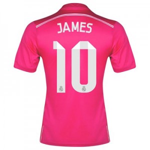 Camiseta nueva Real Madrid James Equipacion Segunda 2014/2015