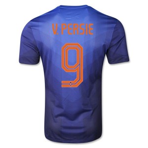 Camiseta nueva del Holanda de la Seleccion WC2014 V.Persie Segunda