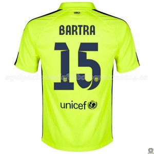 Camiseta nueva del Barcelona 2014/2015 Bartra Tercera