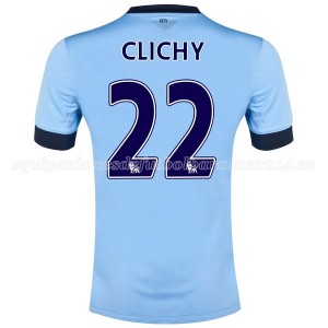 Camiseta nueva Manchester City Clichy Primera 2014/2015