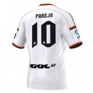 Camiseta nueva Valencia Dani Parejo Equipacion Primera 2014/2015