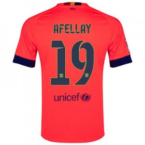 Camiseta Barcelona AFELLAY Segunda Equipacion 2014/2015