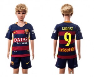 Camiseta nueva Barcelona Niños #09 Home 2015/2016