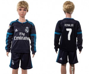 Niños Camiseta del 7# Real Madrid Manga Larga 2015/2016