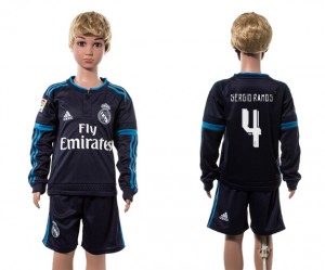 Camiseta Real Madrid 4# Manga Larga 2015/2016 Niños
