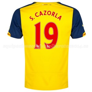 Camiseta nueva Arsenal S.Cazorla Equipacion Segunda 2014/2015
