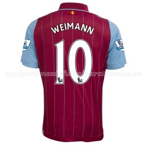 Camiseta nueva del Aston Villa 2014/15 Equipacion Weimann Primera