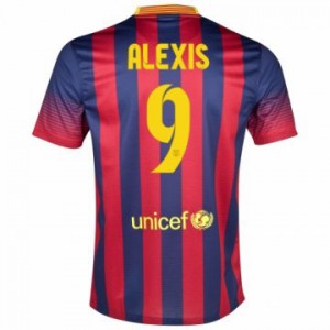 Camiseta Barcelona Alexis Primera Equipacion 2013/2014