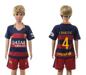Niños Camiseta del 4 Barcelona Home 2015/2016