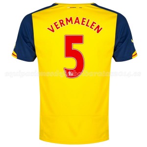 Camiseta Arsenal Vermaelen Segunda Equipacion 2014/2015