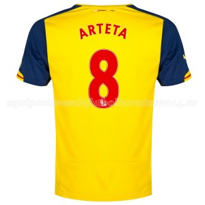 Camiseta nueva Arsenal Arteta Equipacion Segunda 2014/2015