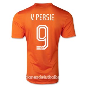 Camiseta del V.Persie Holanda de la Seleccion Primera WC2014