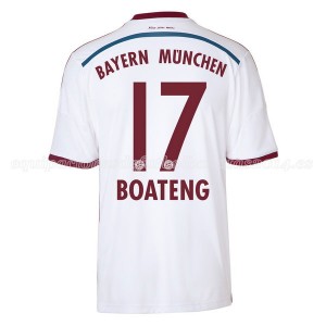 Camiseta Bayern Munich Boateng Segunda Equipacion 2014/2015