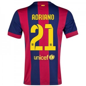 Camiseta de Barcelona 2014/2015 Primera ADRIANO Equipacion
