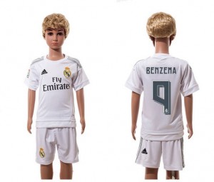 Camiseta Real Madrid 9 Home 2015/2016 Niños