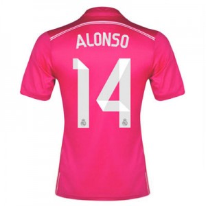 Camiseta del Alonso Real Madrid Segunda Equipacion 2014/2015