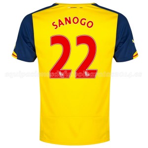 Camiseta nueva Arsenal Sanogo Equipacion Segunda 2014/2015