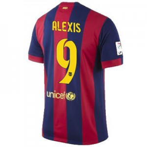 Camiseta nueva Barcelona ALEXIS Equipacion Primera 2014/2015