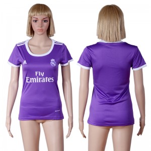 Camiseta Real Madrid Segunda Equipacion 2016/2017 Mujer