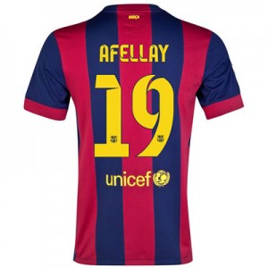 Camiseta del AFELLAY Barcelona Primera Equipacion 2014/2015