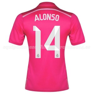 Camiseta nueva del Real Madrid 2014/2015 Equipacion Alonso Segunda