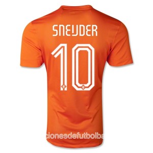 Camiseta de Holanda de la Seleccion WC2014 Primera Sneijder