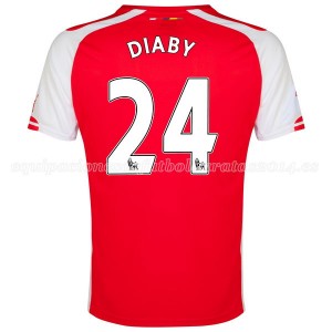 Camiseta Arsenal Diaby Primera Equipacion 2014/2015