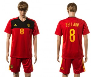 Camiseta nueva del Belgium 2015-2016 8#
