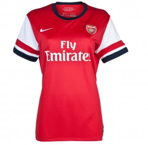 Camiseta de Arsenal FC 2013/2014 Primera Equipacion Mujer