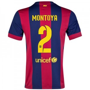 Camiseta Barcelona MONTOYA Primera Equipacion 2014/2015