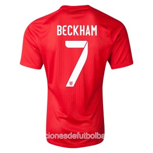 Camiseta nueva del Inglaterra de la Seleccion WC2014 Beckham Segunda
