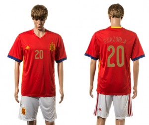 Camiseta nueva del España 2015-2016 20#