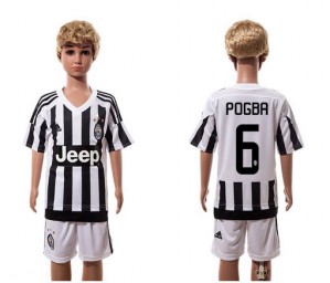 Niños Camiseta del 6 Juventus Home 2015/2016